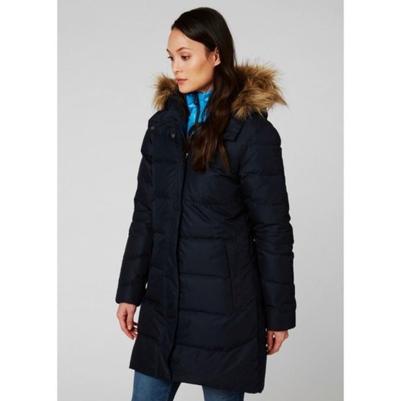 NWT Helly Hansen Women's Aden Down Parka Jacket - Size XS - Picture 1 of 15